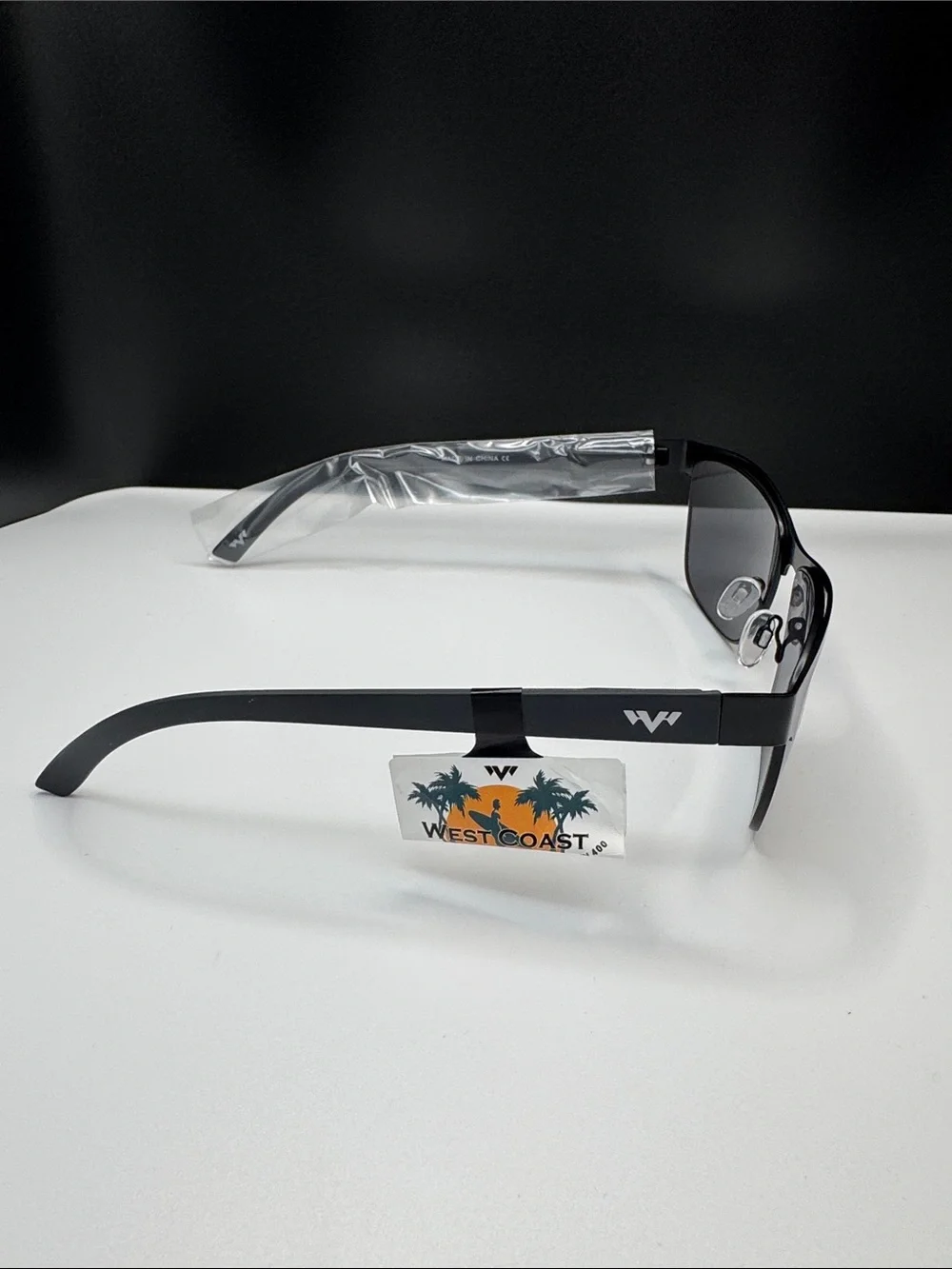 Men's Black  Sunglasses - Classic Square Frame (4-1) UV 400 CE
